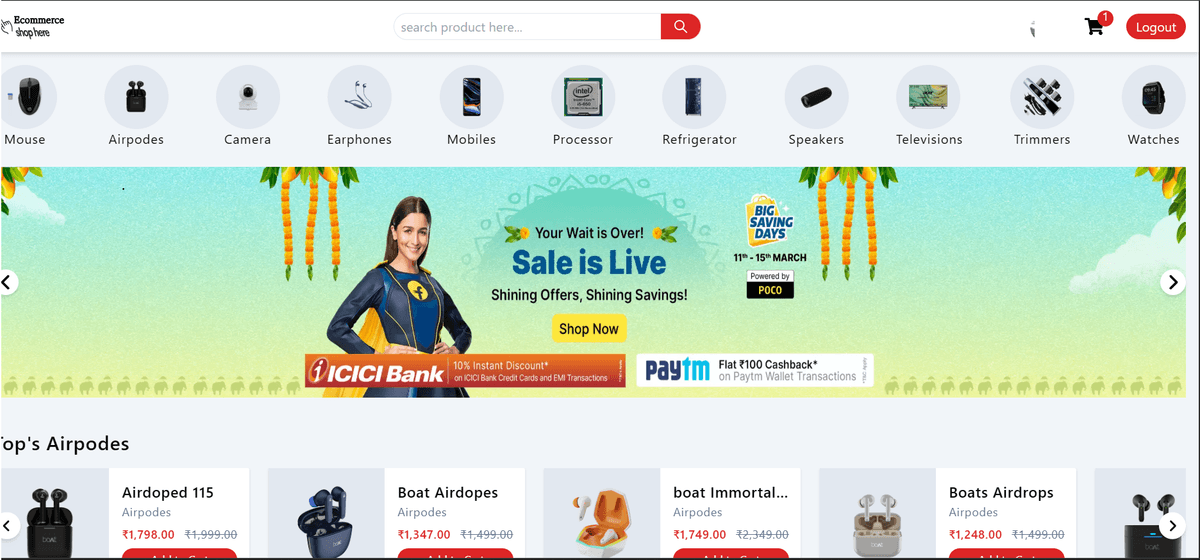 Full Stack E-commerce Website – MERN Stack — screenshot 2